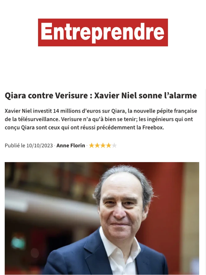 Entreprendre article about Qiara
