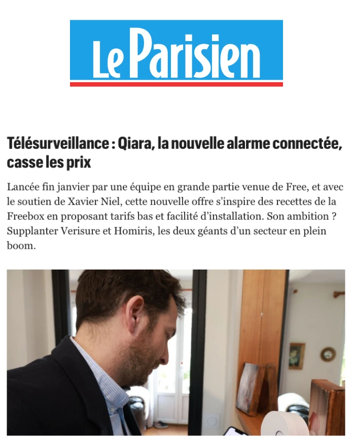 Le Parisien article about Qiara