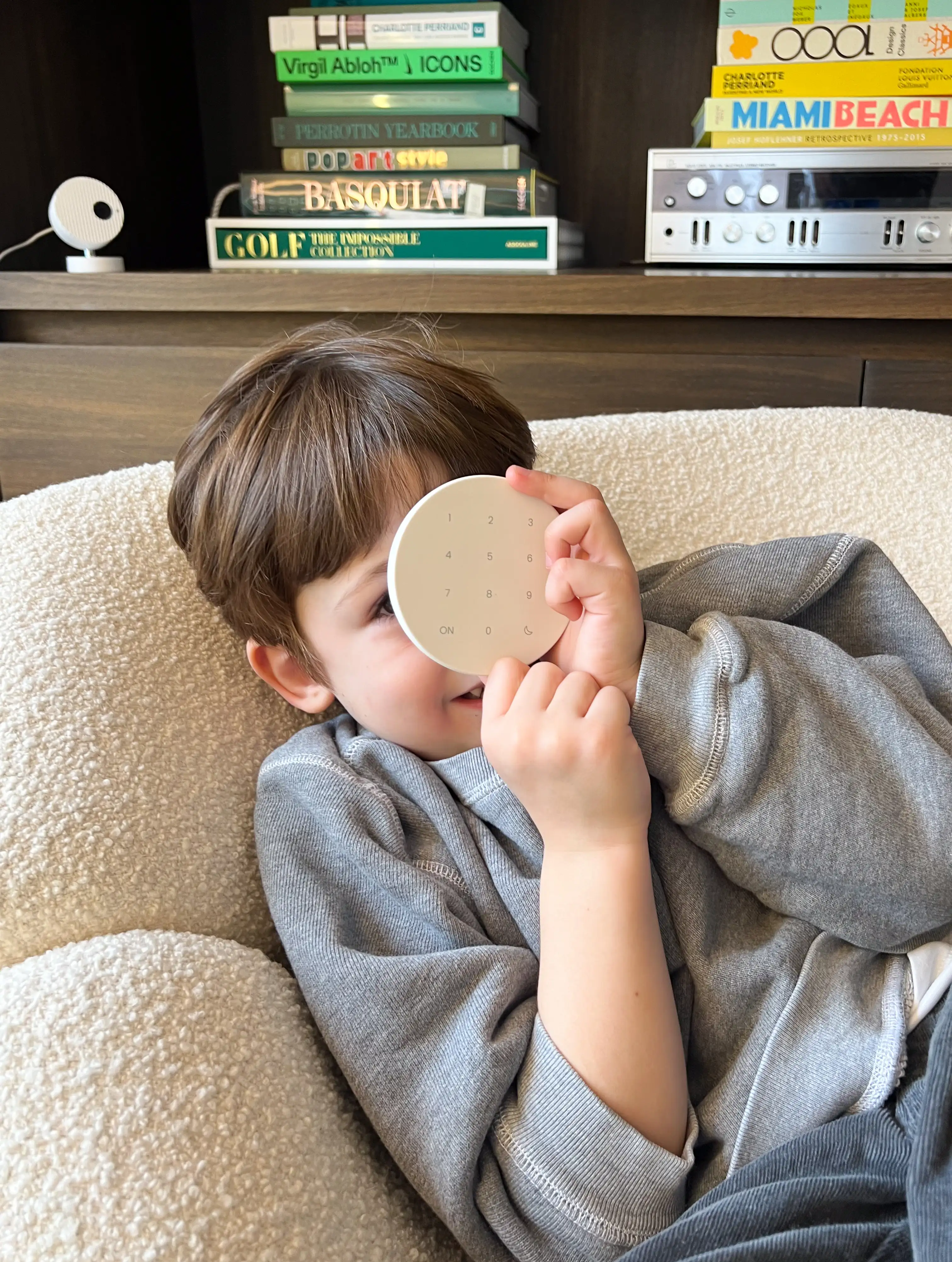 Qiara Keypad with a kid